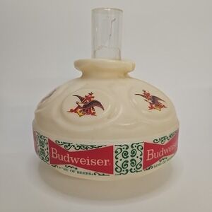 VTG BUDWEISER King of‎ Beers Plastic Wall Light Sconce - Lamp Shade Only